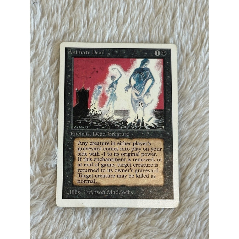 Unlimited Animate Dead MTG Magic The Gathering 1993